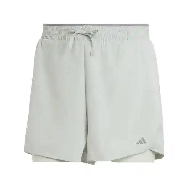 Adidas Short Hiit Hr 2N1 Para Mujer Gris Talla S