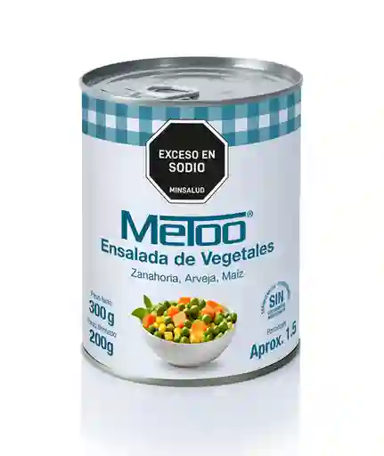 Metoo Ensalada de Vegetales