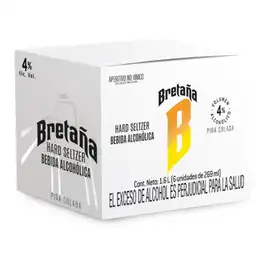 Bretaña Pack Bebida Con Alcohol Piña Colada