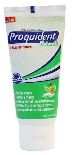 Proquident Naturals Crema Dental Antibacterial Natutal