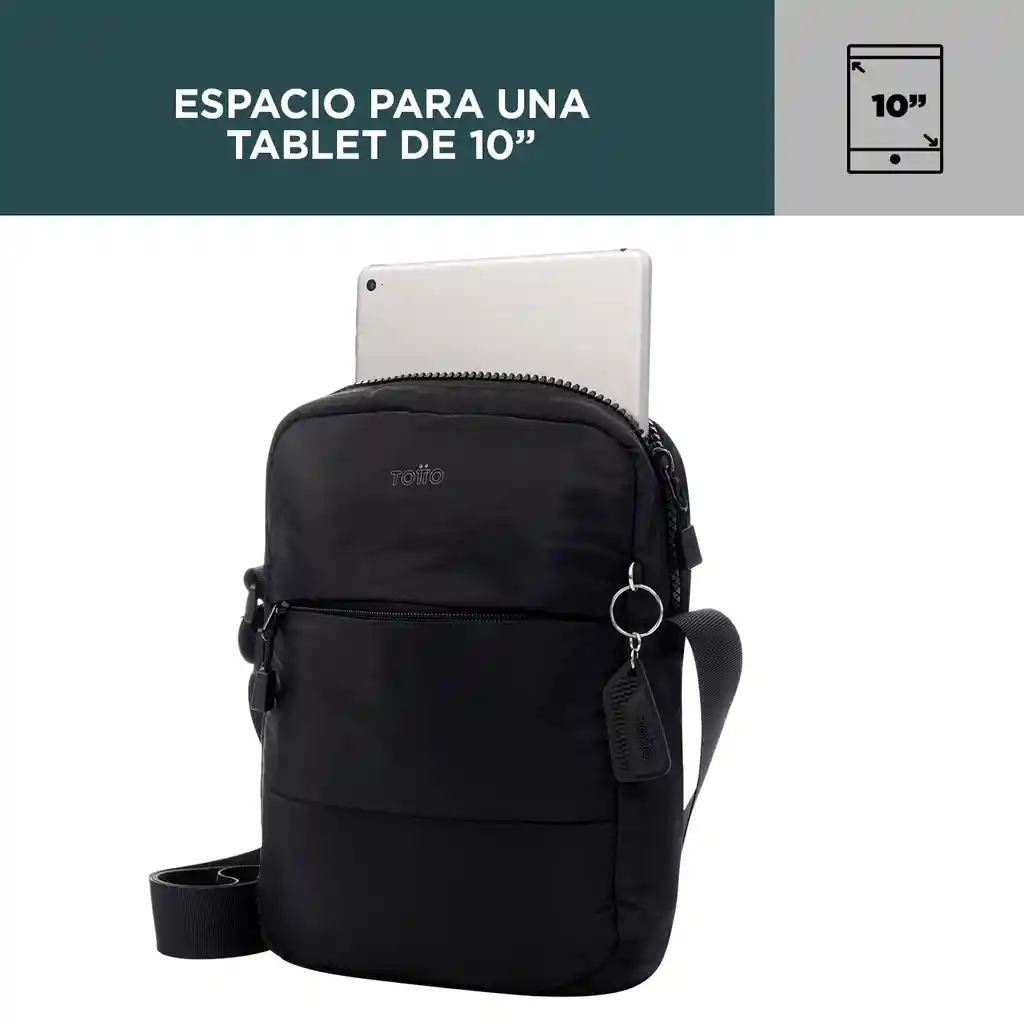 Totto Bolso Para Tablet Andalucía Color Negro N01