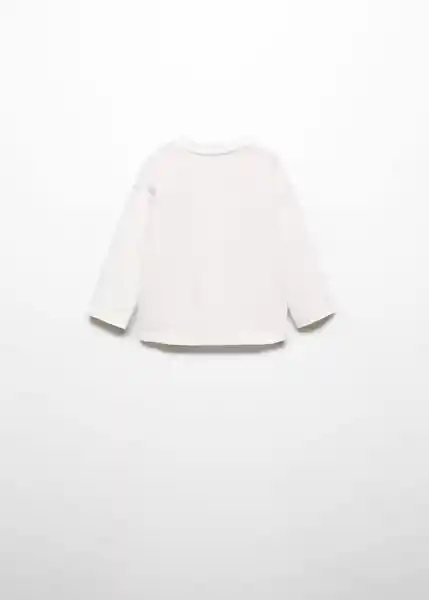 Camiseta Henleyb Niños Off White Talla 69 Mango