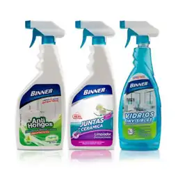 Binner Set Limpieza Para Baños Anti-Hongos