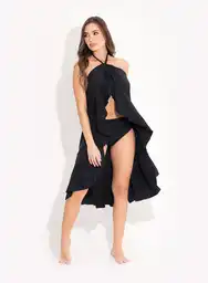 Falda Baño Unica-negro