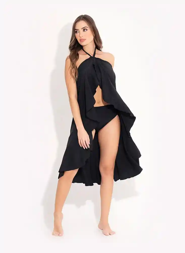 Falda Baño Unica-negro