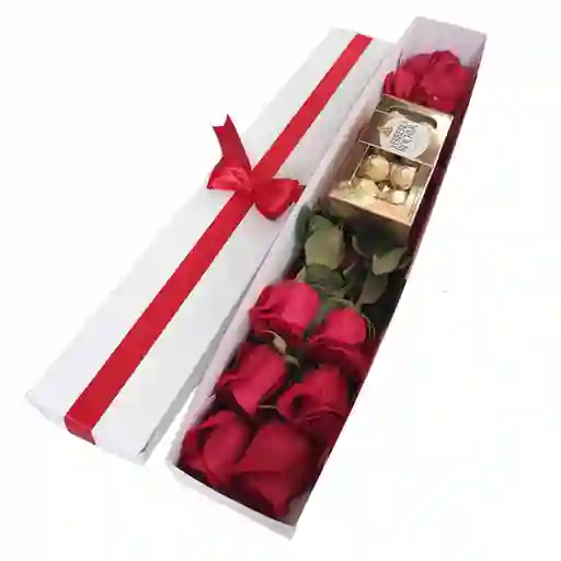 Ferrero Caja De Rosa Con Chocolate S