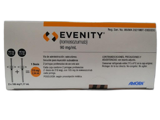 Evenity Romosozumab 90 Mg Amgen Caja X 2 Jeringas - Rappi