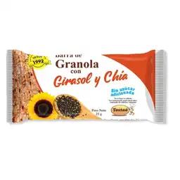 Tostao Barra de Granola con Girasol y Chía