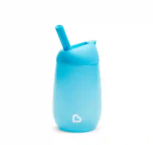 Vaso Pitillo Simple Clean Azul Munchkin B21414
