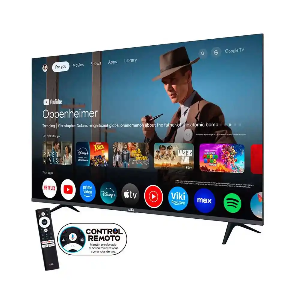 Televisor Kalley 55 Pulgadas Led Uhd4k Smart Tv 55g305