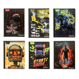 Cuaderno Norma 50 Hojas Linea Corr Masc Surtido