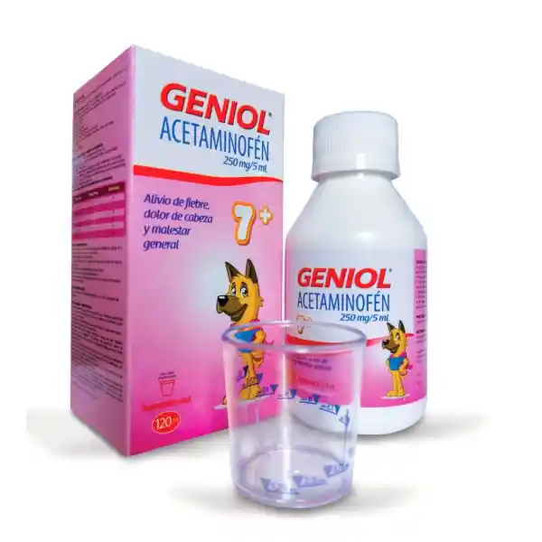 Geniol 7+ 250mg/5ml(5%) Susp Oral