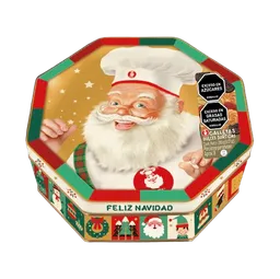 Galleta Noel Cofre Octogonal (260 Gr)