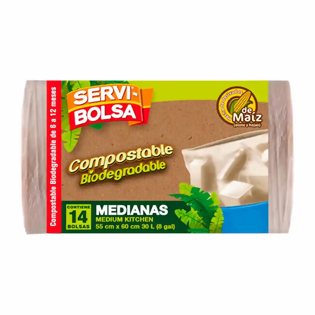 Servibolsa Bolsa Compostable Apartamento (55 x 60cm)
