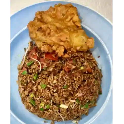 Valenciana Broaster + Bebida