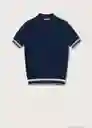 Polo Degas Navy Talla M Hombre Mango