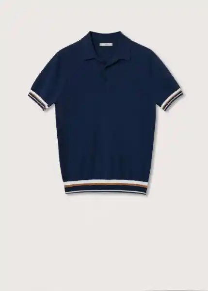 Polo Degas Navy Talla M Hombre Mango