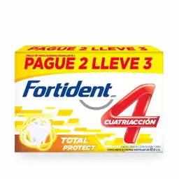 Fortident Crema Dental Total Protect Cuatriacción