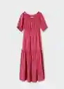 Vestido Prettyl-H Fucsia Talla XL Mujer Mango