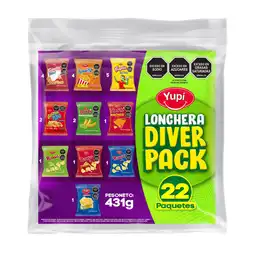 Pasabocas Lonchera Diver Pack Yupi