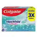 Crema Dental Colgate Max White Complete Clean 100 mL x 3 Und