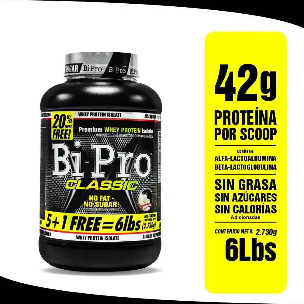 Bi Pro Proteína en Polvo Isolate Sabor Vainilla