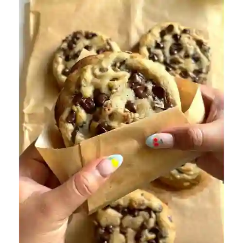 Galleta con chispas de chocolate