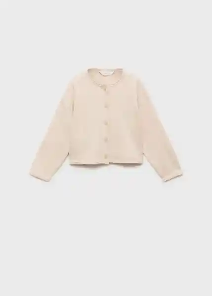 Cardigan Sally Beige Talla 72 Niñas Mango