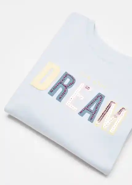 Camiseta Dream Celeste Talla 67 Niñas Mango