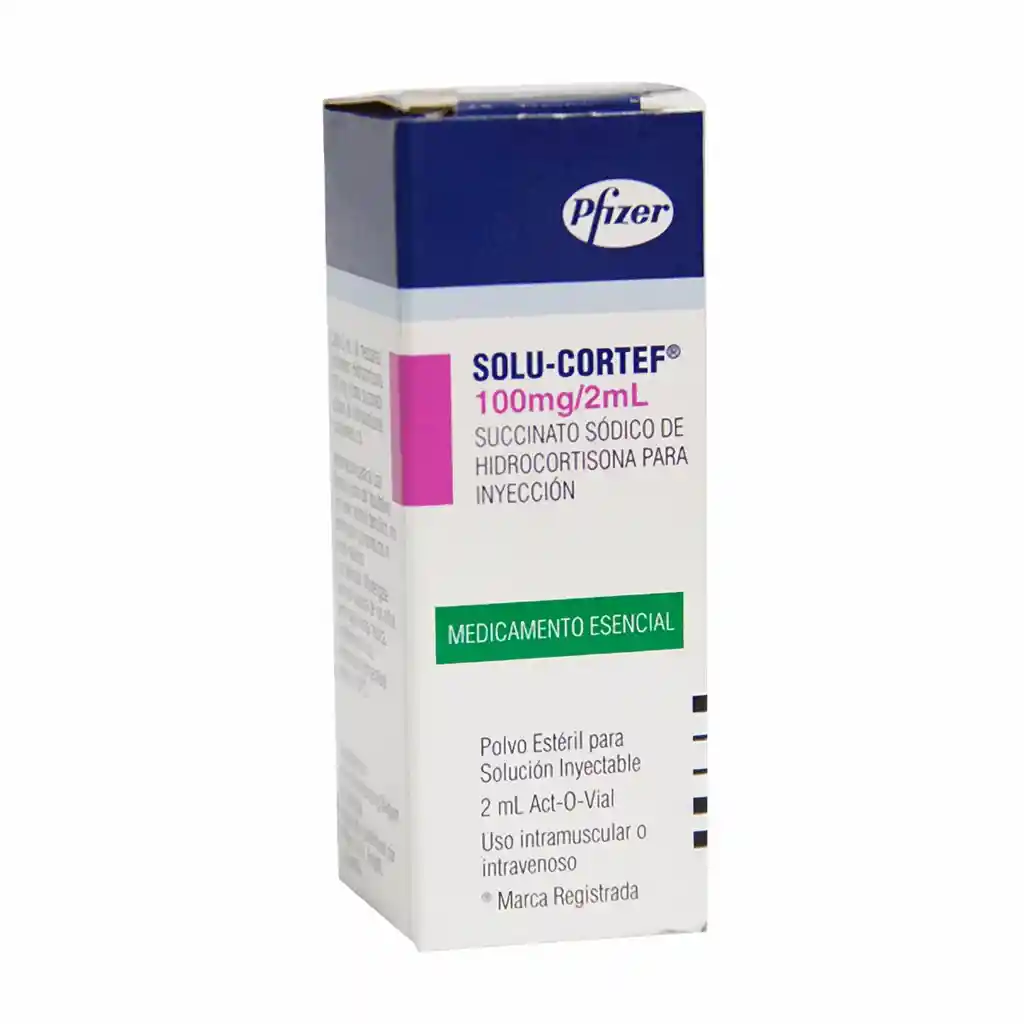 Solu-Cortef Solución Inyectable (100 mg)