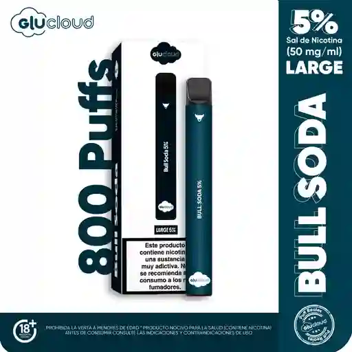 Glucloud Vape Bull Soda Large 800 Puff