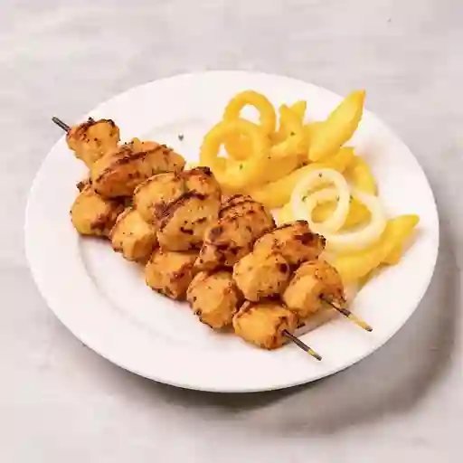 Brochetas Pollo