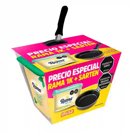 Esparcible Con Sal + Sarten Rama