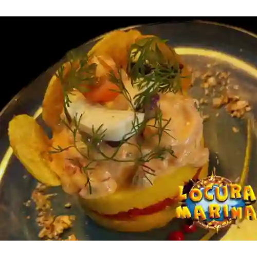 Causa de Camarones