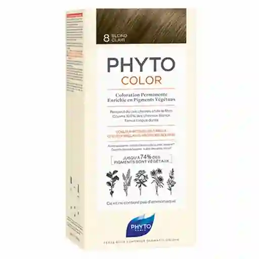 Phyto Tinte Para el Cabello Phytocolor Light Blonde 8