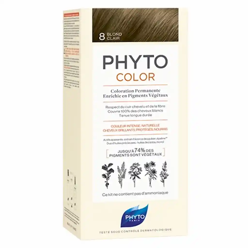 Phyto Tinte Para el Cabello Phytocolor Light Blonde 8