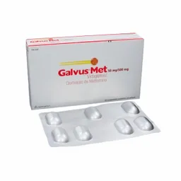 Galvus Met Antidiabético en Comprimidos Recubiertos 