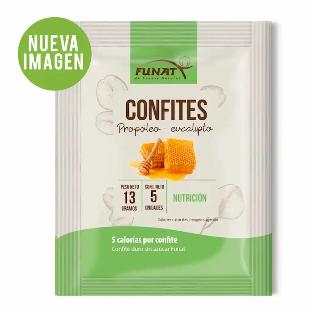 Funat Confite Sin Azúcar de Propóleo y Eucalipto