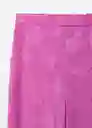 Pantalón Devora-A Fucsia Talla XS Mujer Mango