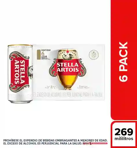 Stella Artois Pack Cerveza 6 x 269 mL