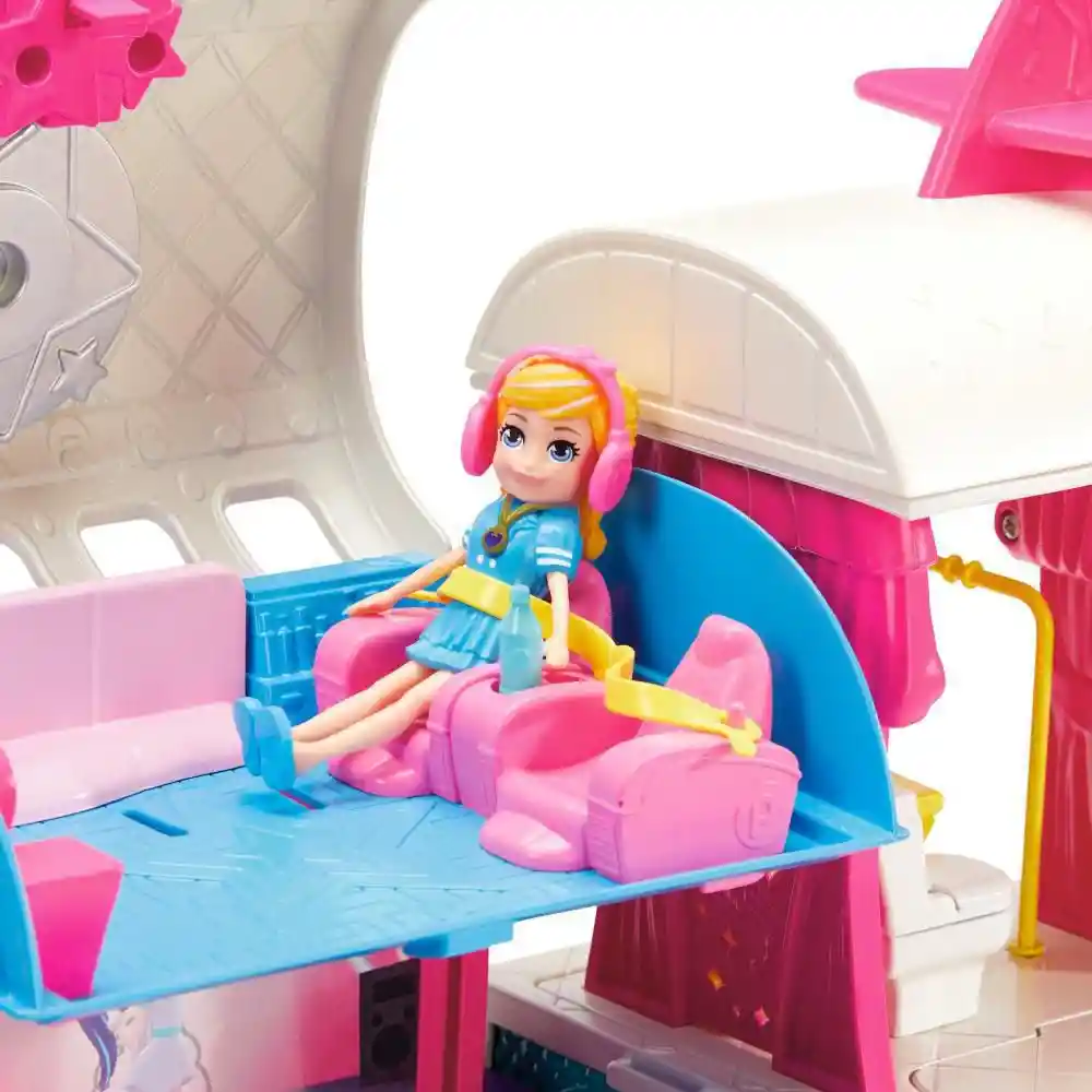 Polly Pocket Jet de Viaje Mega