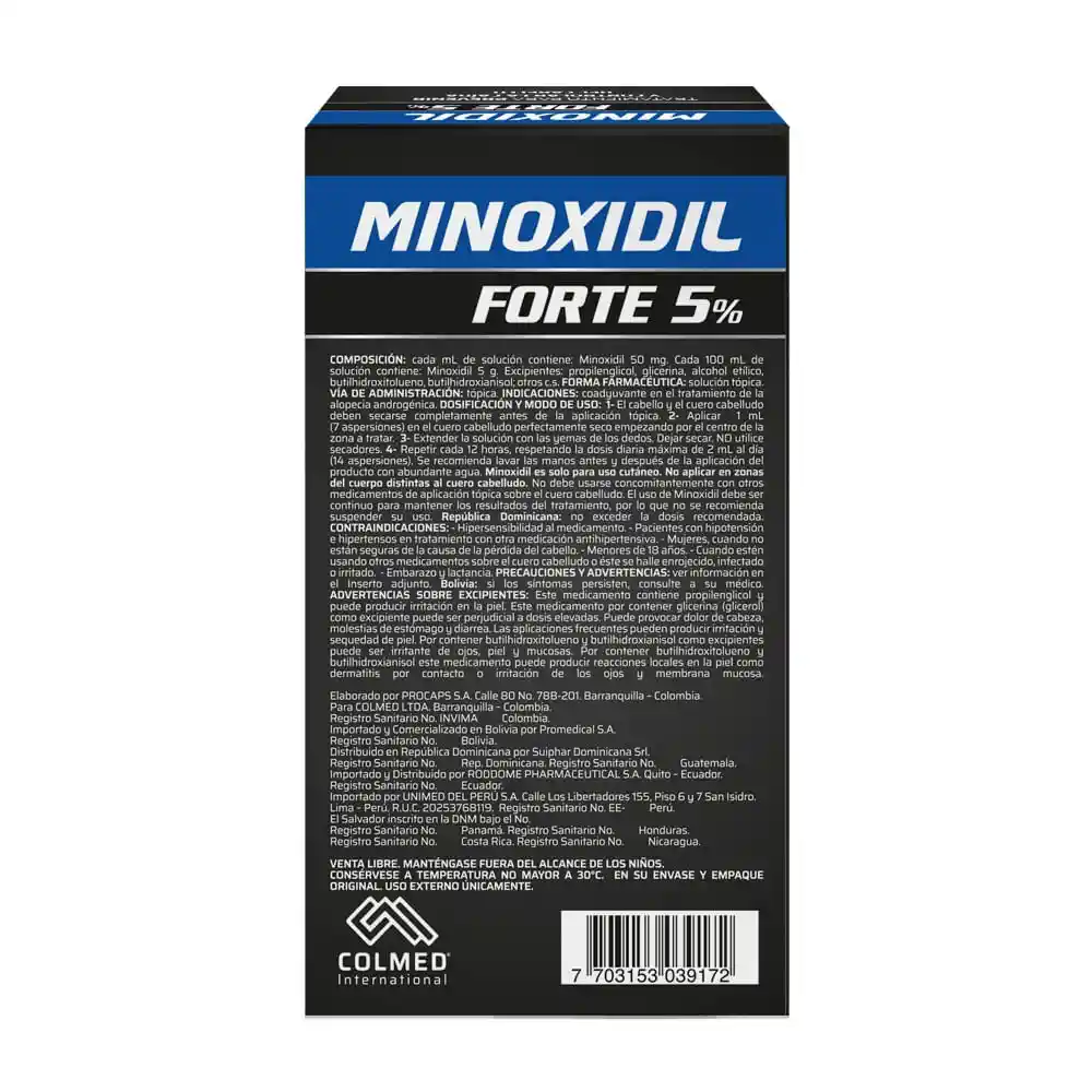 Colmed Minoxidil Loción Capilar Forte (5 %)