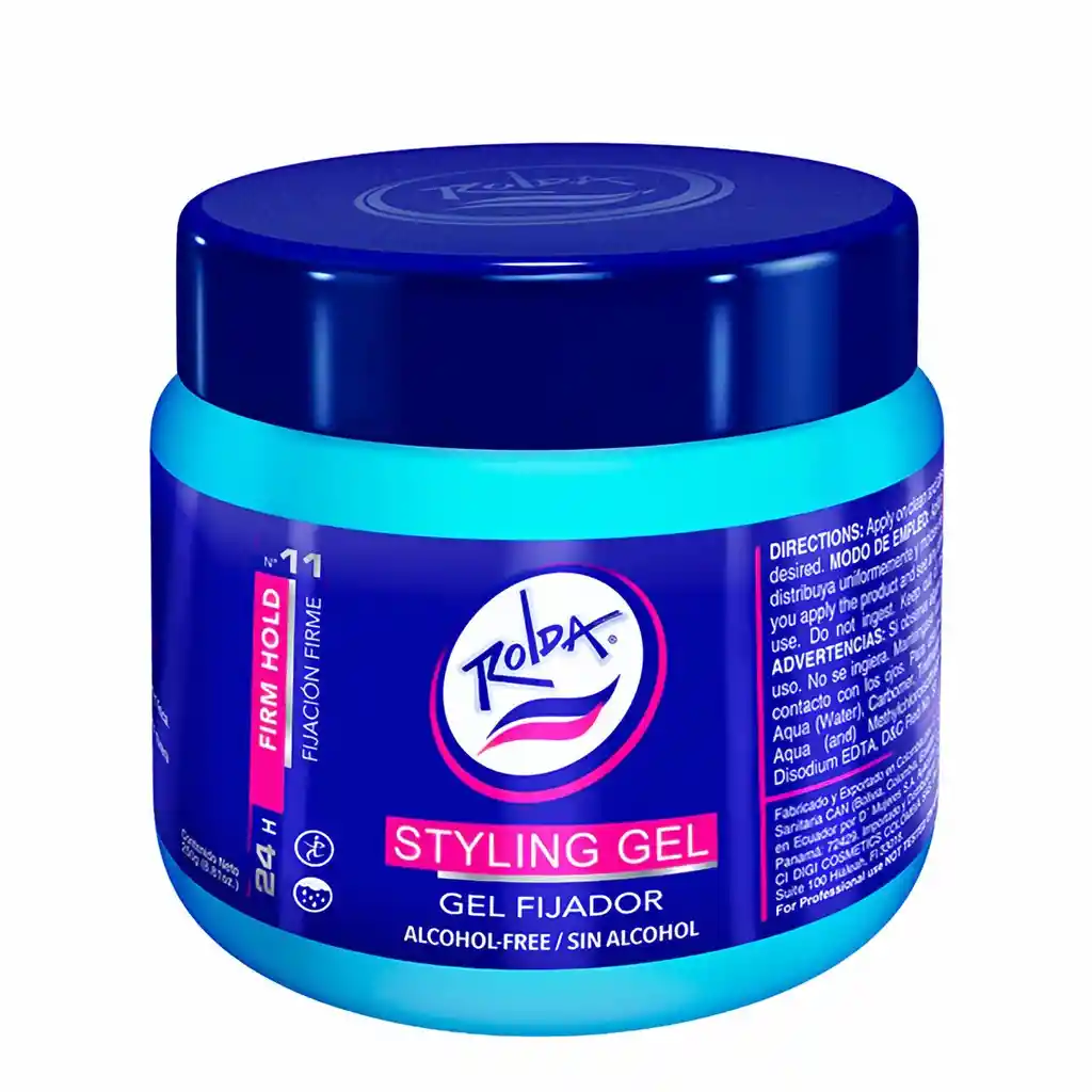 Rolda Gel Capilar Azul 250  g