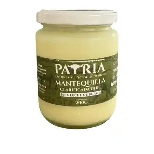 Mantequilla Clarificada Ghee de Bufala -patria