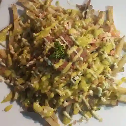 Papas Vegetarianas con Pollo