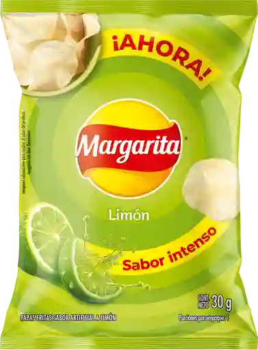 Margarita Papa Fritas Sabor a Limón Natural 30 g