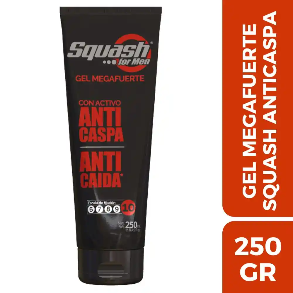 Squash Gel Megafuerte Anticaspa para Hombre