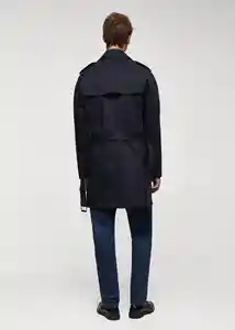 Abrigo Parka Tango Navy Talla XL Hombre Mango