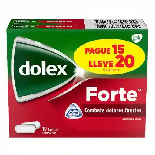 Oferta Acetaminofén Tabletas Forte Dolex