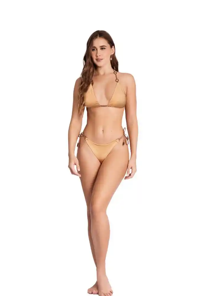 Vestido de Baño Panty S-dorado